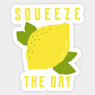 Squeeze The Day Sticker